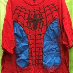 Comics Spiderman Upper Torso Costume T Shirt 2XL